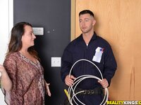 Sneaky Sex - Fucking The Cable Guy - 08/19/2017