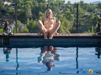 Dane Jones - Cute blonde skinny dip pool sex - 09/20/2019