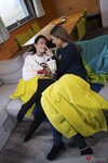 Lesbea - Young lesbians cuddle up together - 01/26/2020