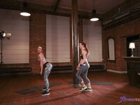 Fitness Rooms - Flexible Russian babe and redhead - 01/02/2020